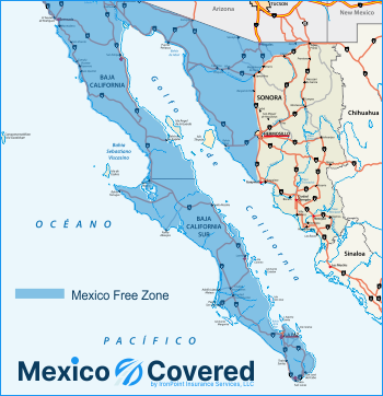 Mexico Free Zone Map